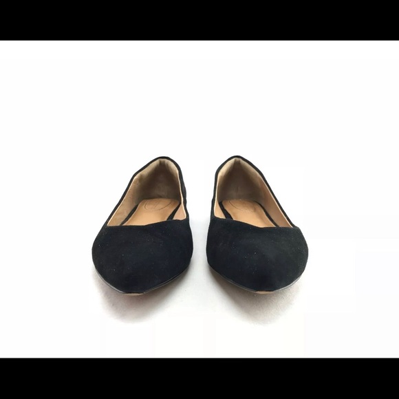 Corso Como Julia Black Suede Pointy Ballet 9 - Picture 3 of 5